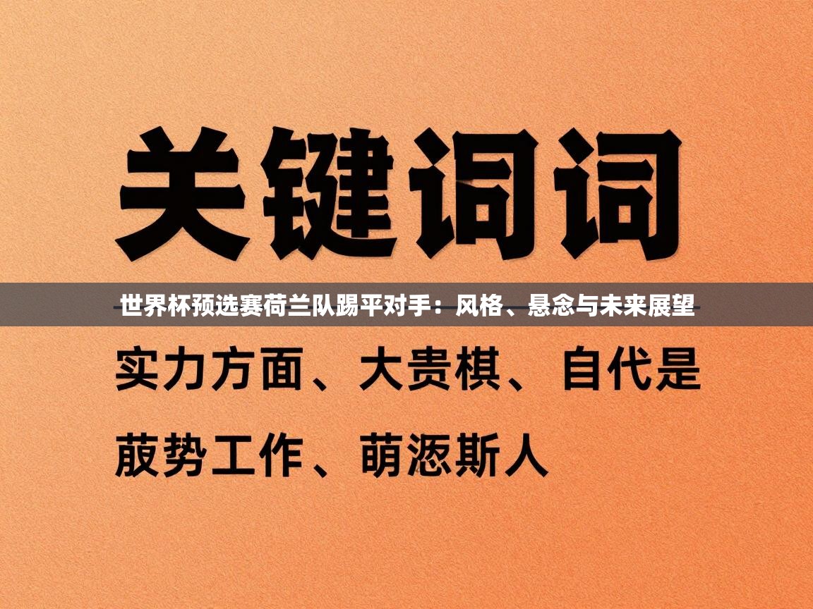 世界杯预选赛荷兰队踢平对手:风格、悬念与未来展望 第2张